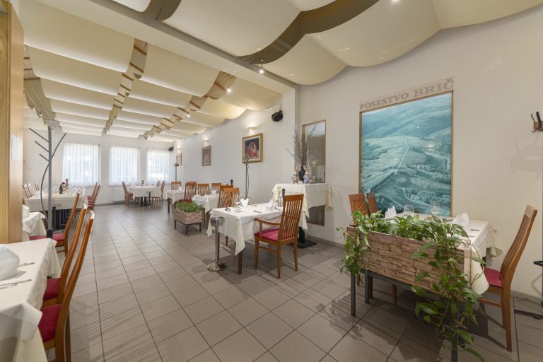 Restavracija Brič, jedilnica