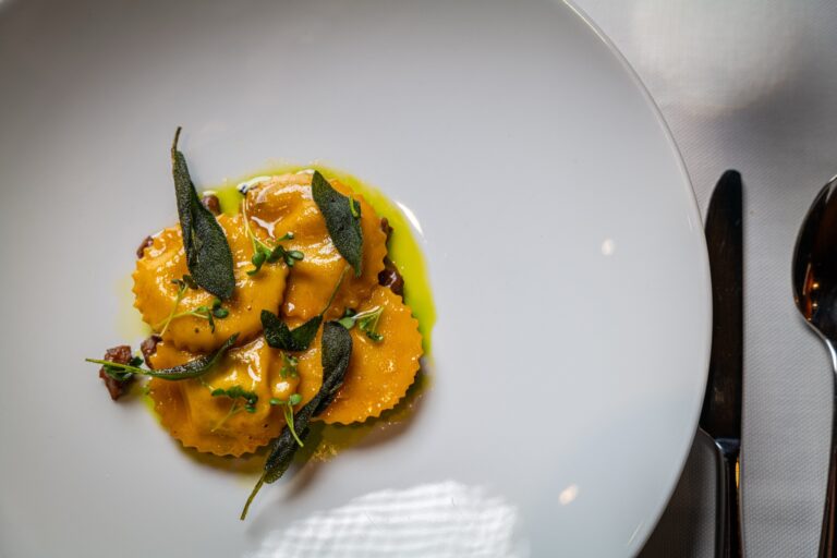 Restavracija Sedem, ravioli