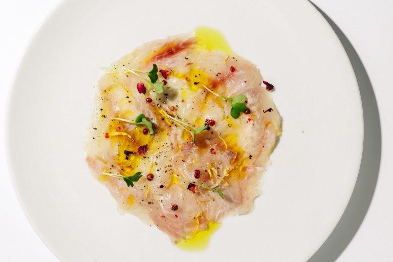 Sashimi brancina