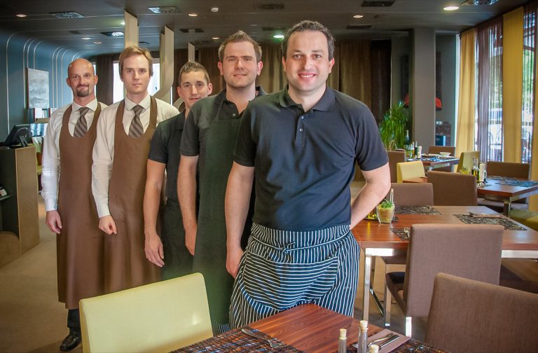 chef Boštjan Pavli & the team