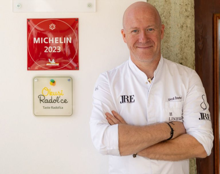 Hiša Linahrt, chef Uroš Štefelin