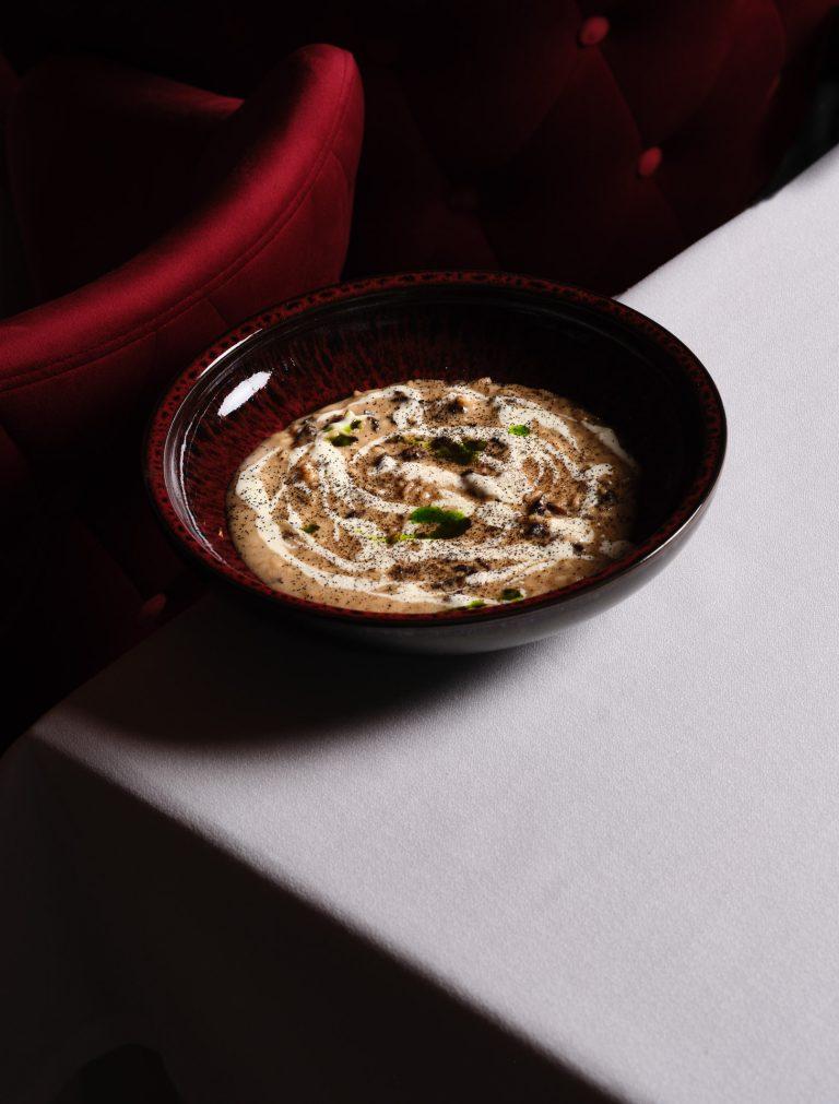 Hotel Plesnik, riž, mavrahi, kozji sir, črne trobente